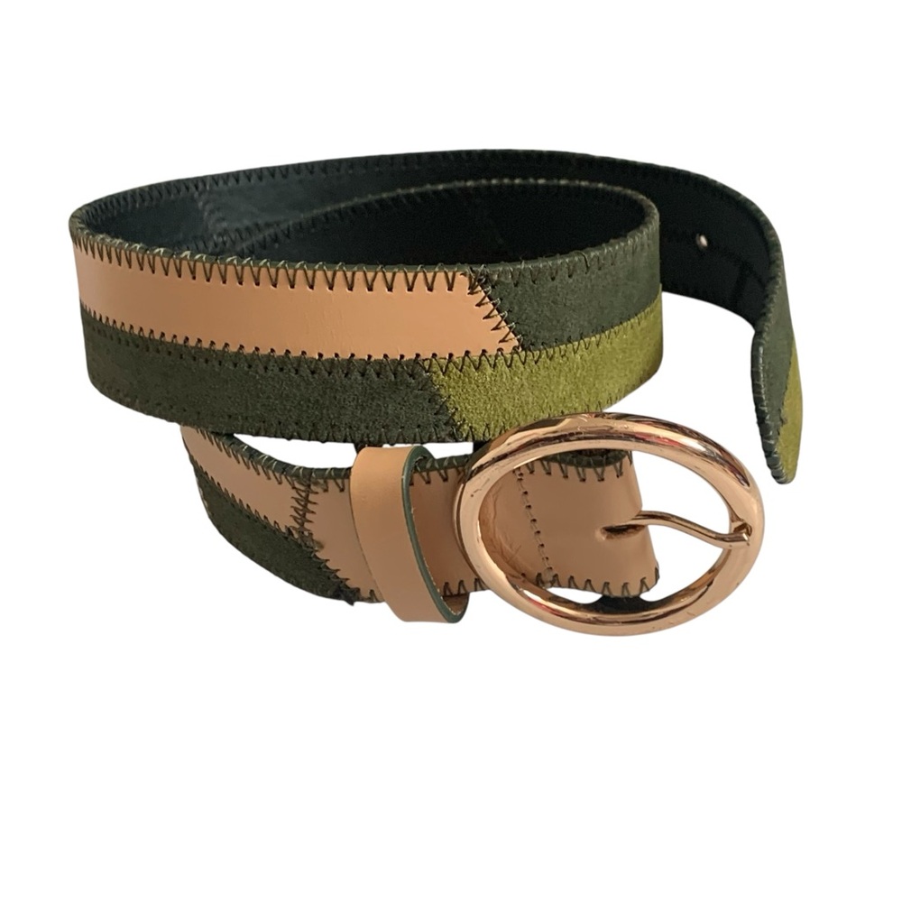 Urban Outfitters Lara Patchwork Leather Belt Size Small